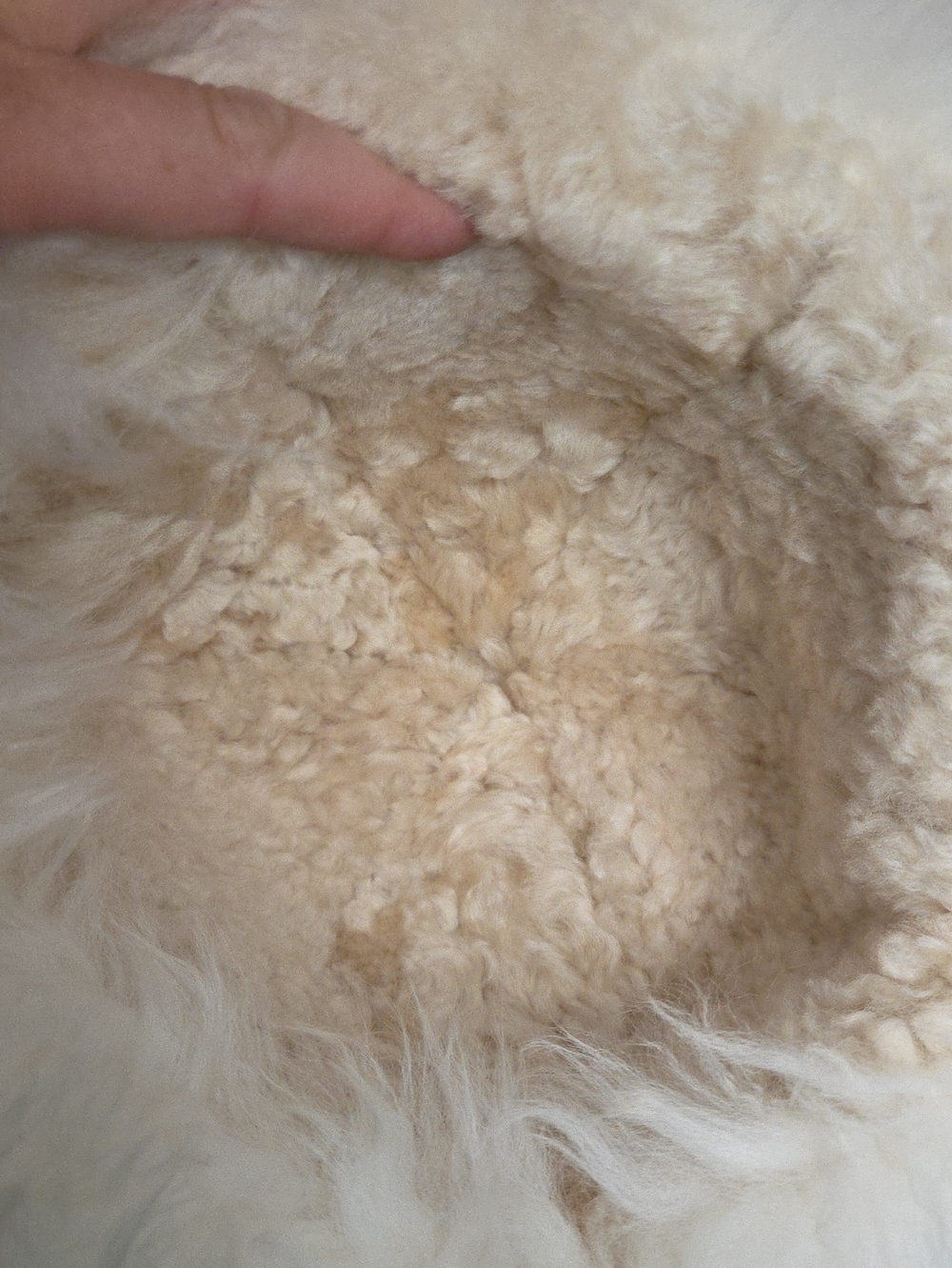 Sundance Aspen Sheepskin Handcrafted Hat Size Adult Medium Color Natural - Picture 5 of 8